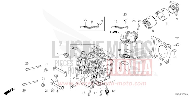 COWL for Dominator 250 BLACK (NH1E) from 1993